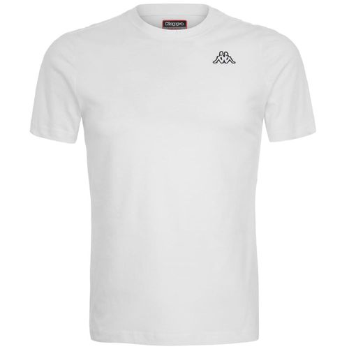 Camiseta-para-Hombre-Logo-Cafers-Slim-Kappa-Blanco