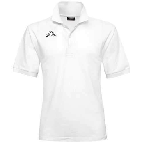 Camiseta-Polo-para-Hombre-Logo-Sharas-Mss-Kappa-Blanco
