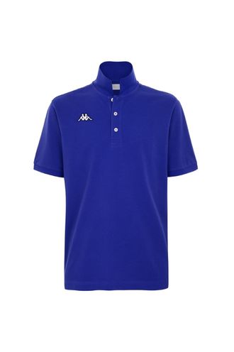 Camiseta-Polo-para-Hombre-Logo-Sharas-Mss-Kappa-Azul