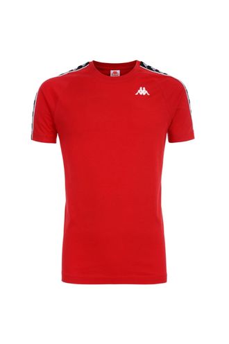 Camiseta-para-Hombre-222-Banda-Coen-Slim-Kappa-Rojo