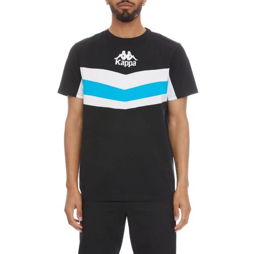 Camiseta-para-Hombre-Authentic-Football-Trenne-Kappa-Negro