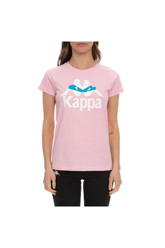 Camiseta-Mujer-Authentic-Football-Visli-Kappa-Rosado