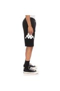 Pantaloneta-de-Hombre-Authentic-Sangone-Kappa-Negro