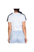 camiseta-mujer-222-banda-apan-slim-kappa-blanco