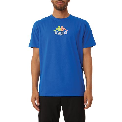 Camiseta-Authentic-Molongio-Azul-Manga-Corta-Hombre-Kappa