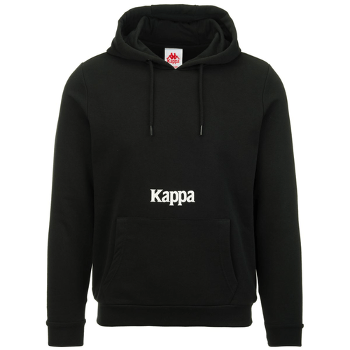 Buzo-Authentic-Fin-Con-capota-Hombre-Negro-Kappa-