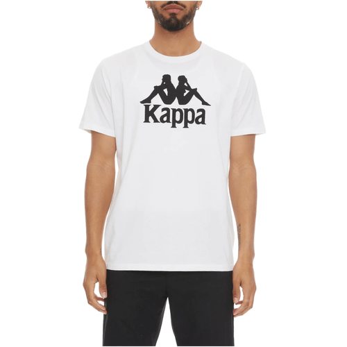 Camiseta-Authentic-Estessi-Manga-corta-Hombre-Negro-Kappa-