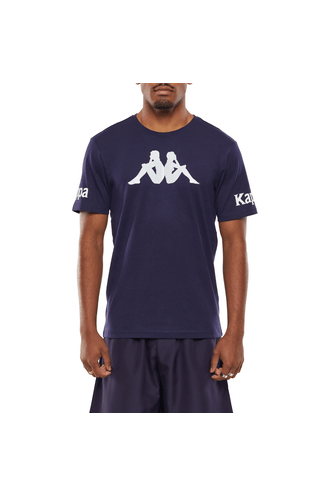 Camiseta-Authentic-Riter-Manga-corta-Hombre-Azul-Kappa-