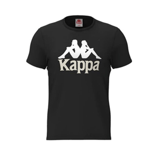 Camiseta-Authentic-Dugheys-Hombre-Negro-Kappa-