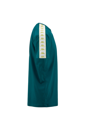 Camiseta-222-Banda-Coen-Slim-Hombre-Verde-Kappa-