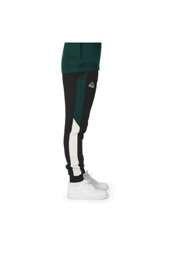 Pantalon-Logo-Cowox-Jogger-Hombre-Negro-Kappa-