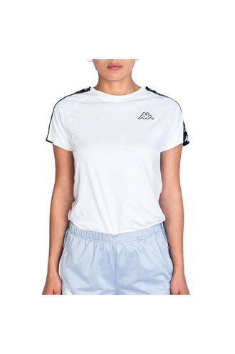 camiseta-mujer-222-banda-apan-slim-kappa-blanco-303WGP0A58-1